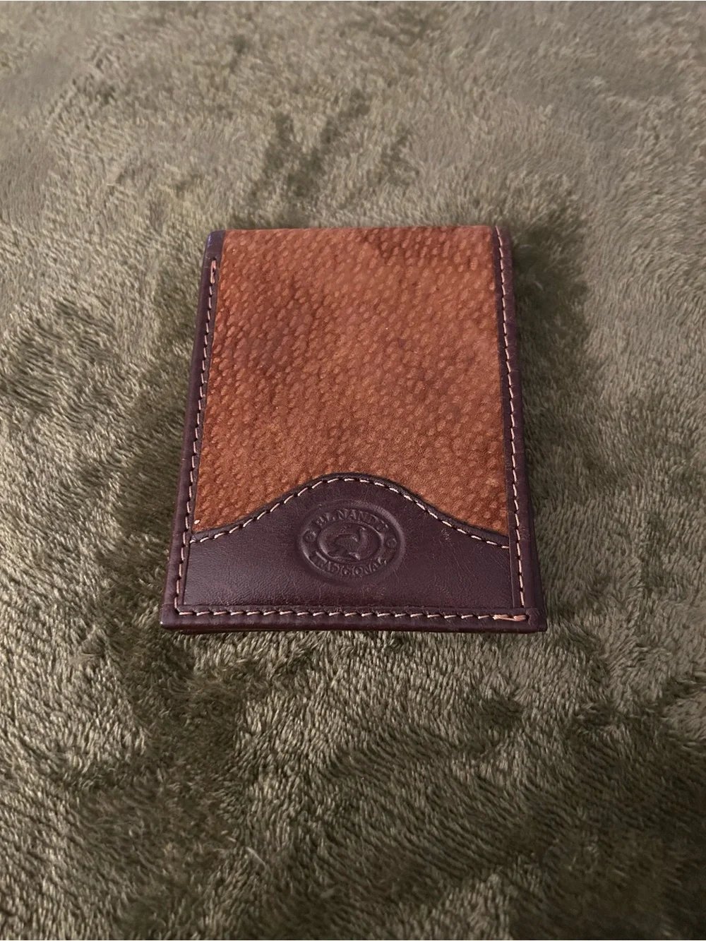 Vintage El Nandu Tradicional Handmade Argentina Bifold Wallet- All Leather